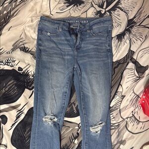 American Eagle Outfitters Women's Blue Jeans